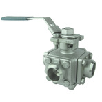 3-WAY BUTT WELD END BALL VALVE